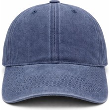 Aydın Şapkacınız Unisex Yıkanmış Eskitme Şapka %100 Pamuk Ayarlanabilir Vintage Baseball Cap