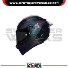 Sv Sticker Works Haç Sticker Kask Sticker Kasklar Uyumlu Tek Yön 1 Adet
