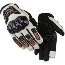 Wosawe Unisex Tam Korumalı Rüzgar Geçirmez Dokunmatik Bisiklet Motorsiklet Eldiveni