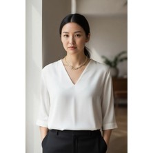 Luna Jewelry Kadın Gold Kalp Kesim Zirkon Taşlı 316 L Çelik Kolye