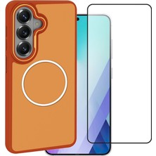 Teleplus Samsung Galaxy S26 Kılıf Manyetik Şarj Özellikli Tpu + Pc Sanremo Kapak + Tam Kapatan Ekran Koruyucu