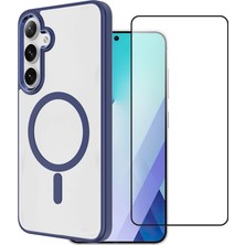 Teleplus Samsung Galaxy S26 Kılıf Krom Manyetik Şarj Özellikli Tpu + Pc Kapak + Tam Kapatan Ekran Koruyucu