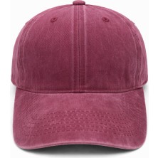 Aydın Şapkacınız Unisex Yıkanmış Eskitme Şapka %100 Pamuk Ayarlanabilir Vintage Baseball Cap
