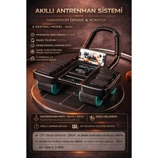 Adefco Ab Roller 4 Tekerlekli Karın Kası Aleti Ab Rollout Egzersiz Platformu Sayaçlı