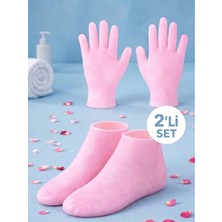 Mucit Home Silikon Ayak Bakım Çorabı & El Peeling Eldiveni – 2’li Bakım Seti  Ultra Esnek