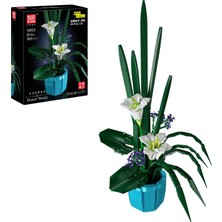 Mould King 10023 Peri Zambak Buketi Yapım Seti | 1.513 Parça