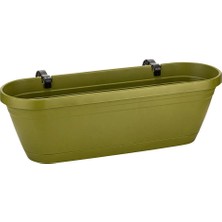 Poliwork Askılı Balkon Saksı 7,5 Lt 500*165*160 mm