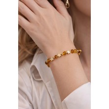 Maison Xauryn Sitrin Doğal Taş Ayarlanabilir Ipli Bileklik – Yıldız Figürlü El Yapımı Şık Tasarım