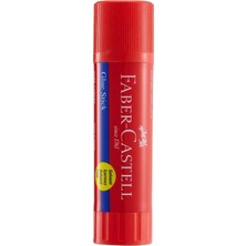 Faber-Castell 40 g Stick Yapıştırıcı 3 Adet Kolay Kullanım İçin Pratik Kırmızı Renk