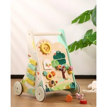 Eternal Sunshine Montessori Orman Temalı Çok Fonksiyonlu Ahşap Yürüme Arkadaşı