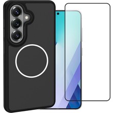 Teleplus Samsung Galaxy S26 Plus Kılıf Manyetik Şarj Özellikli Tpu + Pc Sanremo Kapak + Tam Kapatan Ekran Koruyucu