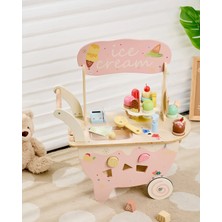 Eternal Sunshine 40 Parçalı Ahşap Dondurma Arabası ve Yürüme Arkadaşı