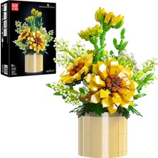Mould King 24110 Saksıda Ayçiçeği Yapım Seti | 1.047 Parça