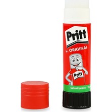 Pritt 43 Gr 2'li Stick Yapıştırıcı Kırmızı Renk Solventsiz Çocuklar İçin Uygun Güçlü Yapıştırıcı