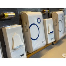 Kassel Aydınlatma CT-103 Kablosuz Uzaktan Kumandalı Kapı Zili Hasta Çağrı Cihazı 50-100 mt