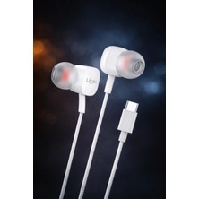 Linktech H16 Kulak Içi Kablolu Mikrofonlu  Type-C Kulaklık