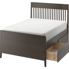 IKEA Venge Fonksiyonel Çift Kişilik Karyola 140X200 cm