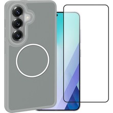 Teleplus Samsung Galaxy S26 Kılıf Manyetik Şarj Özellikli Tpu + Pc Sanremo Kapak + Tam Kapatan Ekran Koruyucu