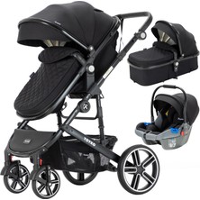 Yoyko Ultimate Travel Sistem Bebek Arabası 3 In 1 Siyah Siyah