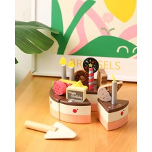 Eternal Sunshine 19 Parçalı Kutlama Temalı Ahşap Pasta Seti