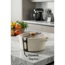 Vienev Tekli Uzun Silikon Tencere Kapağı Tutucu Siyah | Pratik Kapak Sabitleyici Lastik