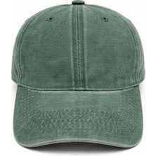 Aydın Şapkacınız Unisex Yıkanmış Eskitme Şapka %100 Pamuk Ayarlanabilir Vintage Baseball Cap