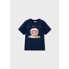 Mayoral Erkek Çocuk Robot T-Shirt Lacivert - 03065