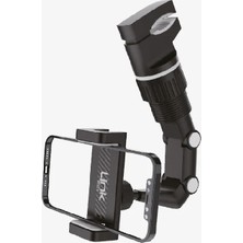 Linktech H785 Premium Konsol Için Ayarlanabilir 360 Derece Dönebilen Araç Içi Telefon Tutacağı