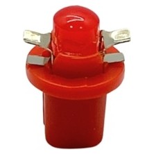 SPECHTON 12V DUYLU GÖSTERGE AMPULÜ DİPSİZ KIRMIZI LED 0.24W (8 MM)