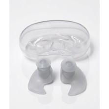 Nk Spor %100 Yumuşak Silikon Yüzücü Kulak Tıkacı - Su Geçirmez Antialerjik Gri Kulak Koruyucu-Havuz ve Deniz Için Su Sızdırmaz Yapı