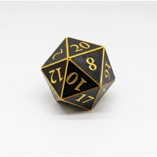 D20 Zar – 20 Yüzlü Oyun Zarı (Dungeons & Dragons Uyumlu) Büyük Boy Koleksiyon Zarı