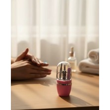 Sbusshop Tırnak Bakım Manikür Pedikür Seti 4 Parça Pembe Kompakt Taşınabilir Tasarım - SB001M-48UWX9