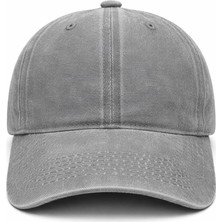 Aydın Şapkacınız Unisex Yıkanmış Eskitme Şapka %100 Pamuk Ayarlanabilir Vintage Baseball Cap