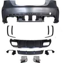Dmb Mercedes A Serisi W176 A45 Amg Arka Tampon Set 2013-2018 Arası Uyumlu