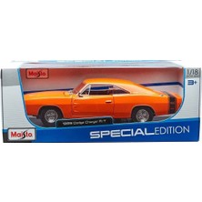 Neco Toys Maıs 31387 1969 Dodge Charger Rt 1: 18  Model Araba -Necotoys