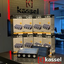 Kassel Aydınlatma Cata 20W Kos Solar LED Aplik (Dış Mekan) Günışığı CT-8010G Bahçe Cephe Aydınlatması