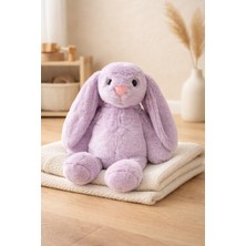 Maks Toys Uyku Arkadaşım Bunny Peluş Uzun Kulak Tavşan Kadife Dokulu 60 cm