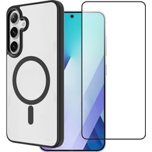 Teleplus Samsung Galaxy S26 Plus Kılıf Krom Manyetik Şarj Özellikli Tpu + Pc Kapak + Tam Kapatan Ekran Koruyucu