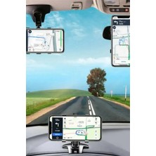 Kitchen Dream Araba Gösterge Üstüne Takılan 360 Oynar Başlıklı Telefon Tutucu