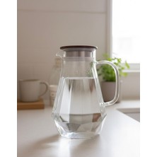 Sema Metal Kapaklı Cam Sürahi 1500 ml
