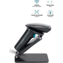 Cngzhn Kablosuz Standlı 1d/2d Barkod &amp; Karekod Okuyucu