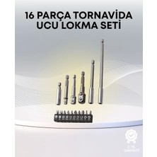Elektronikçim Metal Gövdeli 16LI Bits Seti Çok Fonksiyonlu Tamir Aleti