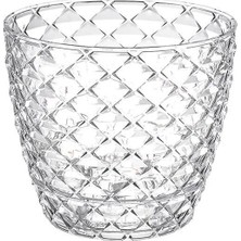 Serinova Kapadokya Kristal Desenli Orkide Saksı 5 Lt Şeffaf