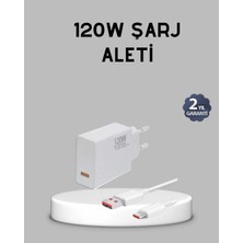 Elektronikçim 120W Süper Hızlı Şarj Adaptörü – Type-C Kablo Dahil, Yüksek Voltaj Korumalı