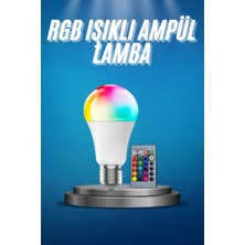 Elektronikçim Ayarlanabilir Parlaklık Rgb LED Ampul Beyaz Lamba ve Renkli Ampul