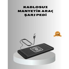 Elektronikçim Manyetik Şarj Pedi 7.5W 10W 15W Hızlı Şarj Kaymaz Tabanlı