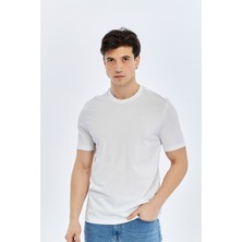 Süvari O Yaka Basic T-Shirt TS1014000475 Beyaz