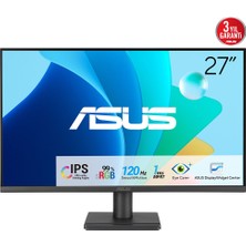 Fantastik Store Asus VA279HG 27&amp;quot; 1ms, 120Hz, Full Hd, Hdmı, Vga, IPS Led, Çerçevesiz Tasarım, Düşük Mavi Işık, Freesync Kurumsal Monitör