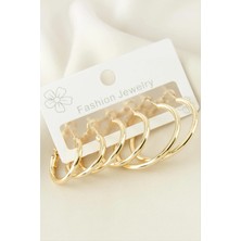 Ronanna Boru Halka Küpe 6 Adet