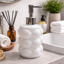 Vizka Oval Sıvı Sabunluk ,üzüm Modeli Cam Sabunluk , 300ML